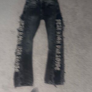 Stylish Black Distressed Women Jeans